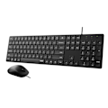 Miniatyrbillede 5 af 7: Rapoo Keyboard/Mus Sæt NX8020 Kablet Sort