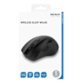 Miniatyrbillede 7 af 7: Deltaco wireless office mouse, ergonomic shape, silent clicks, USB rec