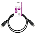 Miniatyrbillede 7 af 9: DELTACO DisplayPort cable, DP 1.4, 8K@60Hz, 1m, black