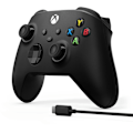 Pikkukuva 2 / 5: Microsoft Xbox Trådlös Handkontroll Gen 9 inklusive Kabel För Windows 10, Svart