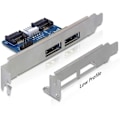 Miniatyrbillede 2 af 2: Delock Power Over eSATA-bracket, 2xeSATA (61725)