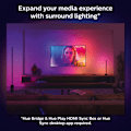 Pikkukuva 7 / 10: Philips Hue Gradient Signe pöytävalaisin Wh/väri musta