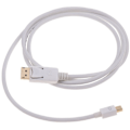 Pikkukuva 5 / 5: NORDIQZENZ Displayport mini Displayport -kaapeli, 1.8m, valkoinen