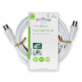 Pikkukuva 4 / 4: Nedis Koaksiaalikaapeli | IEC (Coax) Uros | IEC (Coax) Naaras | Niklattu | 90 dB | 75 Ohm | Tuplasuojattu | 2.00 m | Pyöreä | PVC | Valkoinen | Label