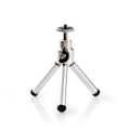 Miniatyrbild 1 av 9: Nedis Stativ | Maximal lastkapacitet: 0.8 kg | Minsta arbetshöjd: 11 cm | Maximal arbetshöjd: 14.5 cm | 1 Segment | Bollhuvud | Resväska ingår | ABS /