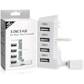 Miniatyrbild 3 av 6: USB-Hub, 4 portar till Xbox One S, vit