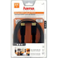 Pikkukuva 3 / 3: HAMA HDMI Ethernet High Speed -kaapeli 1,5 m litteä musta kullattu TL