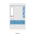 Miniatyrbillede 4 af 4: DELTACO UTP CAT6 Keystone connector, 90 degree, "Tool-free"