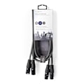 Pikkukuva 4 / 4: Nedis Balansoitu Audiojohto | 2x XLR 3-Pin uros | 2x XLR 3-Pin naaras | Niklattu | 1.50 m | Pyöreä | PVC | Tummanharmaa | Pahvikotelo