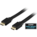 Pikkukuva 1 / 3: DELTACO HDMI v1.3 kaapeli 4K, Ethernet,3D, paluu, litteä musta,3m