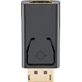 Pikkukuva 1 / 8: Goobay DisplayPort™/HDMI™-adapter 1.1, Guldpläterad Displayport™ plugg > HDMI™-uttag (typ A)