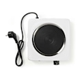 Miniatyrbillede 7 af 10: Nedis Elektrisk Kogeplade | Kogeplader: 1 | 1500 W | Overophedningsbeskyttelse | Hvid