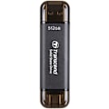 Miniatyrbild 2 av 5: Transcend Portabel SSD ESD310C USB-C 512 GB (R1050/W950) Svart
