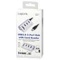 Pikkukuva 4 / 7: LogiLink USB3.0 3-port hub + minneskort