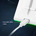 Miniatyrbillede 10 af 11: deltaco_gaming Mouse Bungee, vit/RGB