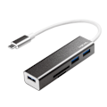 Pikkukuva 2 / 4: LogiLink USB-C Hub 3port minneskortsläs