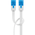 Pikkukuva 4 / 8: Goobay CAT 6A platt patchkabel, U/UTP, vit kopparledare (CU)