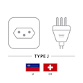 Pikkukuva 5 / 5: Goobay Kall apparatkabel Schweiz, 2 m, vit Schweizisk kontakt (typ J, SEV 1011) > apparatuttag C13 (kall apparatanslutning)