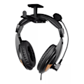 Miniatyrbillede 8 af 9: DELTACO GAMING Headset hanger for two headsets, ABS plastic, 3M, black