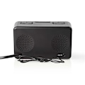 Miniatyrbillede 5 af 11: Nedis Digital vækkeur Radio | LED Display | 1x 3.5 mm Audio Input | Tidsprojektion | AM / FM | Snooze funktion | Sleep timer | Antal alarmer: 2 | Sort