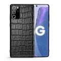 Miniatyrbillede 1 af 2: Etui i kunstlæder til Samsung S21 Plus Svart