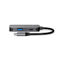 Miniatyrbild 3 av 9: Nedis USB Multi-Port Adapter | 3-i-1 | USB 3.2 Gen 1 | USB-C™ Hane | HDMI™ Utgång / USB-A Hona / USB-C™ Hona | 5 Gbps | 0.10 m | Rund | Nickelplaterad