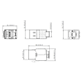 Miniatyrbild 5 av 5: Goobay Keystone-modul RJ45 CAT 6A, STP, slim-line 14,7 mm bred, crocodile typ, klämlist för IDC-montering (verktygsfri)