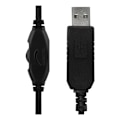 Miniatyrbillede 4 af 7: DELTACO USB stereo-headset, 40 mm drivere, 32 ohm, 20Hz-20kHz, 96dB ±