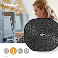 Pikkukuva 4 / 11: Nedis Velcro-tarrarulla | Velcro kaapeliside | 1x Hook-ja loop Roll | Musta