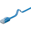 Miniatyrbillede 7 af 8: Goobay CAT 6 flad netværkskabel, U/UTP, blå kobberleder (CU), 1 m