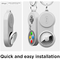Pikkukuva 4 / 9: ELAGO W5 Retro Airtag Case for AirTag Light Grey