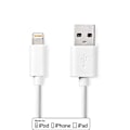 Pikkukuva 1 / 5: Nedis Lightning Kaapeli | USB 2.0 | Apple Lightning 8-Pin | USB-A Uros | 480 Mbps | Niklattu | 2.00 m | Pyöreä | PVC | Valkoinen | Laatikko
