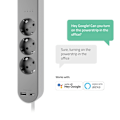 Pikkukuva 8 / 10: Hombli Smart Power Strip 3-way Grey USB-C & USB-A