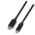 Miniatyrbillede 2 af 2: LogiLink USB-C -> DisplayPort 1.2 1,8m