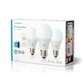 Miniatyrbillede 6 af 11: Nedis SmartLife LED-Pære | Wi-Fi | E27 | 806 lm | 9 W | Varm til kølig hvid | 2700 - 6500 K | Androidâ„¢ / IOS | Pære | 3 stk