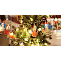 Miniatyrbillede 1 af 2: Julepynt LED lyssnor, 3m