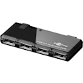 Miniatyrbild 1 av 8: Goobay 4-vägs USB 2.0 Hi-Speed ​​HUB för anslutning av upp till 4 USB-enheter med en USB-anslutning