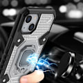 Miniatyrbillede 5 af 7: Robust skal til iPhone 13, Sort/lilla Svart