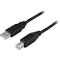 Pikkukuva 1 / 3: DELTACO USB 2.0 -kaapeli, Type A uros - Type B uros, 5m, musta