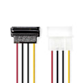 Pikkukuva 2 / 4: Nedis Sisäinen Virtakaapeli | Molex uros | SATA 15-Pin naaras | Kullattu | 0.15 m | Pyöreä | PVC | Monivärinen | Kirjekuori