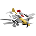 Miniatyrbild 4 av 4: Airfix Quick Build P-51D Mustang