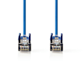 Miniatyrbillede 3 af 4: Nedis CAT5e netværkskabel | SF/UTP | RJ45 Han | RJ45 Han | 15.0 m | Runde | PVC | Blå | Plastikpose