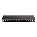 Miniatyrbillede 1 af 2: D-Link 16-Port 10/100/1000Mbps Unmanaged Gigabit Ethernet Switch