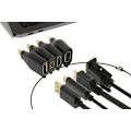 Miniatyrbillede 4 af 10: DELTACO Office, USB-C ADAPTER RING, mDP, DP, VGA, HDMI