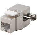 Miniatyrbillede 1 af 4: Goobay Keystone modul RJ45 CAT 6, STP, 250 MHz 17,4 mm bred, klemrække til IDC-montering (værktøjsfri), 90° vinklet udgang