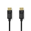 Pikkukuva 2 / 4: Nedis DisplayPort kaapeli | DisplayPort uros | DisplayPort uros | 8K@60Hz | Niklattu | 3.00 m | Pyöreä | PVC | Musta | Label
