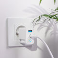 Miniatyrbillede 5 af 6: Forever TC-06-20AC PD QC charger 1x USB-C 1x USB 20W white
