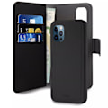 Miniatyrbillede 2 af 4: Puro iPhone 12 Pro Max, EcoLeather Wallet Detach, sort Svart