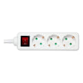 Pikkukuva 1 / 4: DELTACO outlet 3xCEE 7/3 1xCEE 7/7 switch 1,5m white