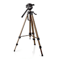 Miniatyrbild 2 av 9: Nedis Stativ | Maximal lastkapacitet: 4.0 kg | Minsta arbetshöjd: 64.0 cm | Maximal arbetshöjd: 161.0 cm | 2 Segment | Pan & Tilt | Resväska ingår | A